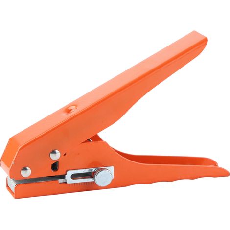 Perforatrice portable réglable de 10 mm avec échelle pour carton, papier et PVC, facile à utiliser et sans effort. (1/5)