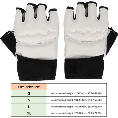 Gants de Taekwondo Professionnels Adultes/Enfants - Entraînement Sac de Frappe Respirant Boxe (1/5)