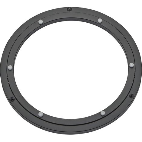 Drehkranz 360° Ø 304 mm belastbar bis 300 kg schwarz
