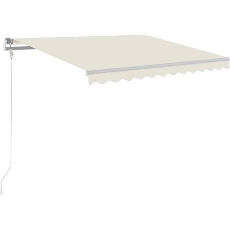 Maison Exclusive - Markise Automatisch Einziehbar 300x250 cm Crem