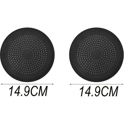 Bardusch - Set di 2 protezioni per scarico in silicone, con ventosa, filtro per scarico per vasca/doccia, ideale per cucina, bagno e lavanderia. (1/4)