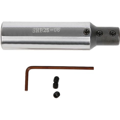 Barre d'alésage pour tour à petit alésage intérieur en acier au tungstène SHB25&820906 Φ6mm (1/5)