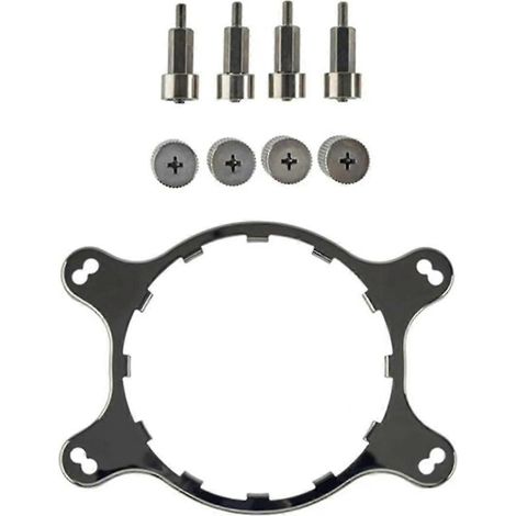 Support de ventilateur pour refroidisseur de processeur, support de dissipateur thermique, plaque arrière de remplacement pour composants informatiques AM4 et AM5 - Excellent (1/5)
