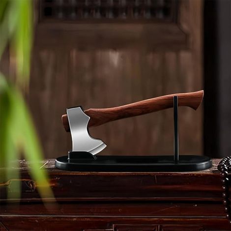 Hatchet Mini - Acier Trempé 45 - Poignée En Bois De Hêtre - Pour Camping Randonnée Survie - 1 Pièce