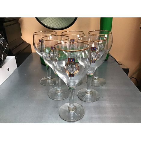 Lot de 6 verres Saint Landelin - 25 cl - Verres à bière neufs