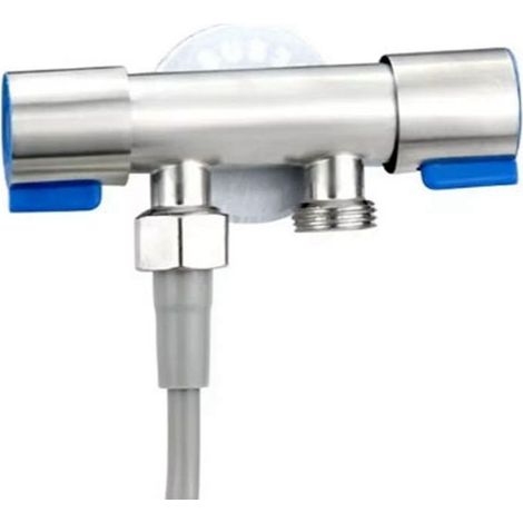 Ensemble de douchette WC portable en acier inoxydable 304, accessoires de salle de bain (1/5)
