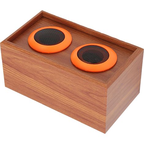 Haut-parleur d'aigus passif en bois HiFi sans perte, 35 W, 6 Ω, aspect bois. (1/5)