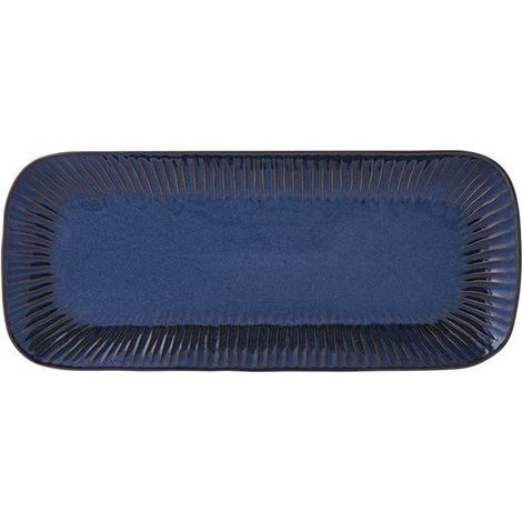 Piatto per torta 36 x 16 cm blu - Gallery - Easy Life