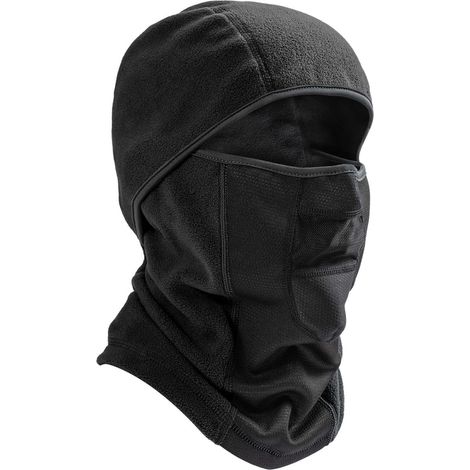 Cagoule d'hiver, vêtement respirant, coupe-vent et chaud, adapté à la pratique de la moto par temps froid.