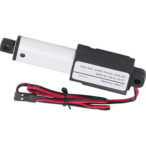 Actionneur linéaire électrique de type stylo, étanche, micro-actionneur linéaire électrique 12 V pour machines agricoles et théâtrales, 30 mm (1/5)