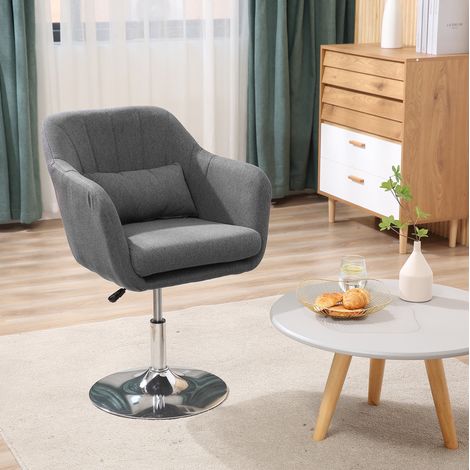 Sessel Drehstuhl höhenverstellbar 60x60x79-91 cm OKMYHOME (1/4)