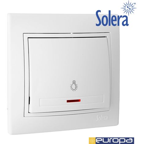 Interruttore solera erp04ilu 10A 250V luminoso