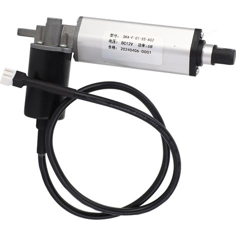 Actionneur linéaire miniature télescopique électrique, 30 N, course de 48 mm, 12 V CC, vitesse de 14 mm/s, pour ouvre-fenêtre. (1/5)