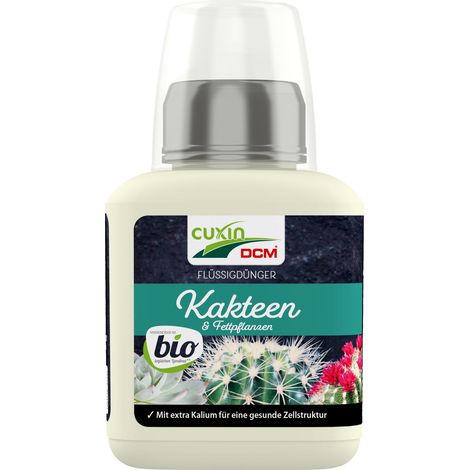 CUXIN DCM Flüssigdünger Kakteen & Fettpflanzen BIO 250ml