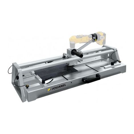 Jouanel – Coupe-ardoise motorisée 600mm – Disque renforcé pour ardoise jusqu'à 8mm – Guidage sur roulements à billes – Bac de récupération inclus (1/4)