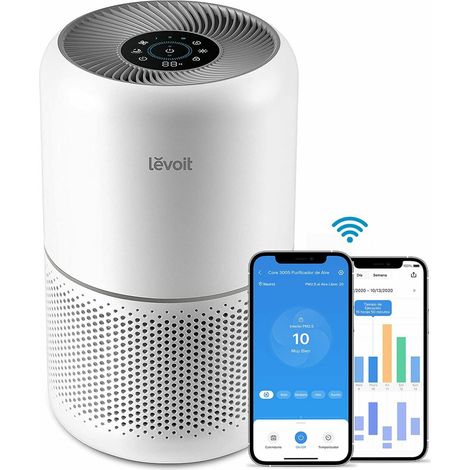 LEVOIT SMART HOME LUFTREINIGER MIT H13 HEPA-FILTER, LUFTQUALITÄTSSENSOR BEGRENZT 99,97 % ALLERGIERAUCH