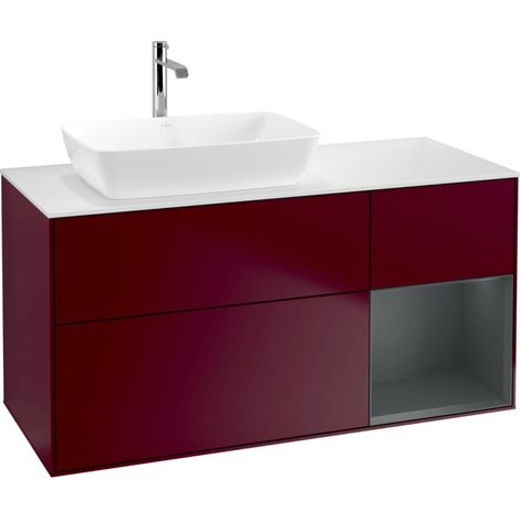 Villeroy & Boch F811HGHB Meuble sous-lavabo Finion F81 (1/2)