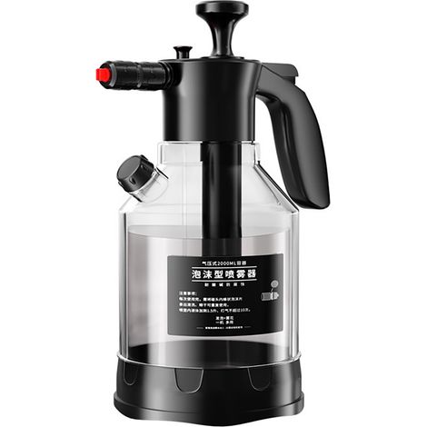 Flacon pulvérisateur pressurisé à la main, pompe à mousse multifonctionnelle de 2l, pulvérisateur pour la maison et la voiture (1/5)