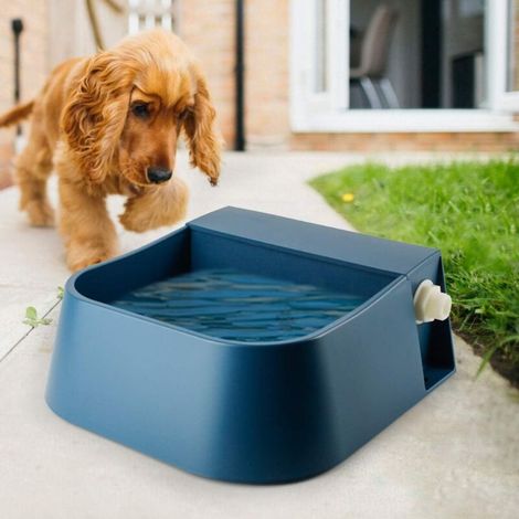 Abreuvoir automatique pour chien 2L, distributeur d'eau avec valve à flotteur pour animaux de compagnie, jardin, ferme, poulailler (1/4)