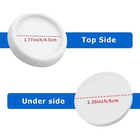 Lot de 4 patins anti-vibrations pour machines à laver universelles et sèche-linge (1/4)