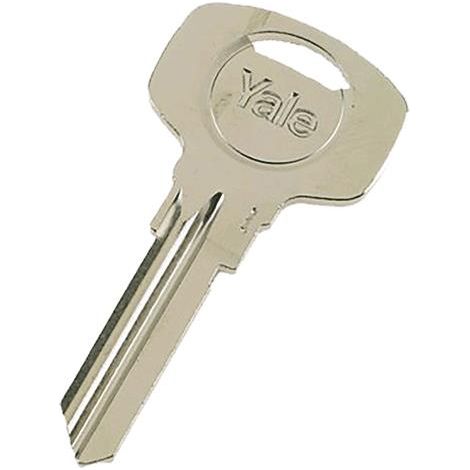 Yale Chiave Ottone Nichelato  Lunghezza 27,15 Mm Cf. 100 Pz