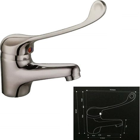 Trade Shop - BAD BIDET MISCHBATTERIE 58949 WASCHBECKEN WASCHBECKEN EINHEBELMISCHER -