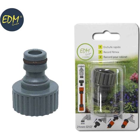 Schnellstopfen Innengewinde 1/2" (Blister) EDM