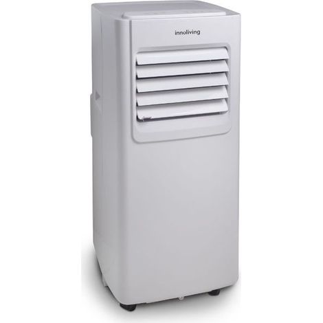 Innoliving INN-520NEW Condizionatore portatile 7000 BTU per ambienti fino a 30 m² Classe A Raffreddamento Ventilazione Deumidificazione colore Bianco