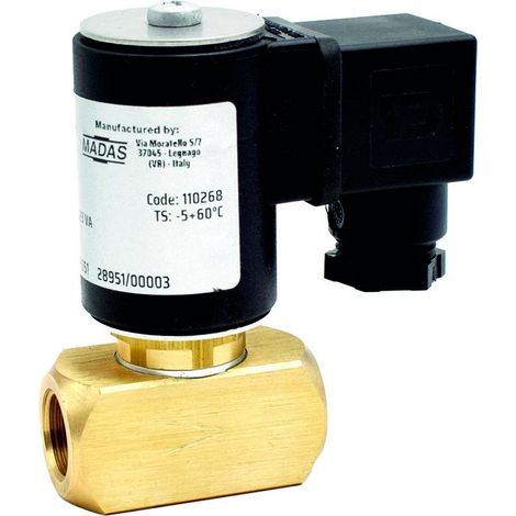 Elettrovalvola per gasolio 1/2" senza bobina
