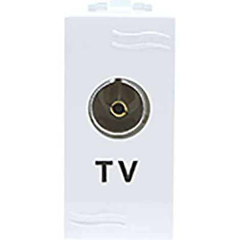 PRESA TV PASSANTE AQUA MARLANVIL - MM 9,5 - 6 pezzi