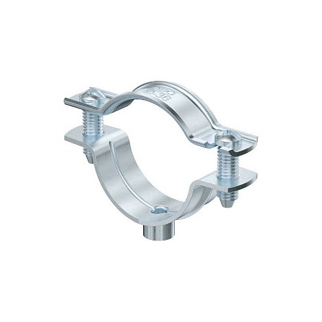 OBO Bettermann Abrazadera distanciadora con conexión roscada M6 30-36mm acero galvanizado, 1362432