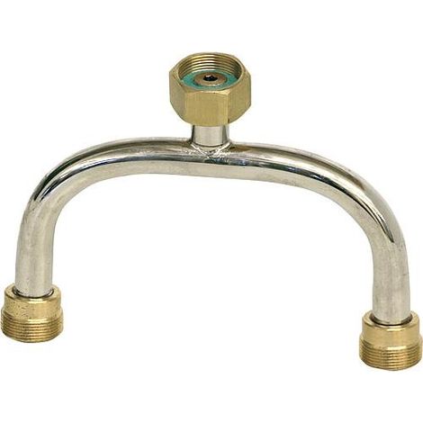 Tuyau de distributeur (acier chrome) M20 x 1a / 2 paliers