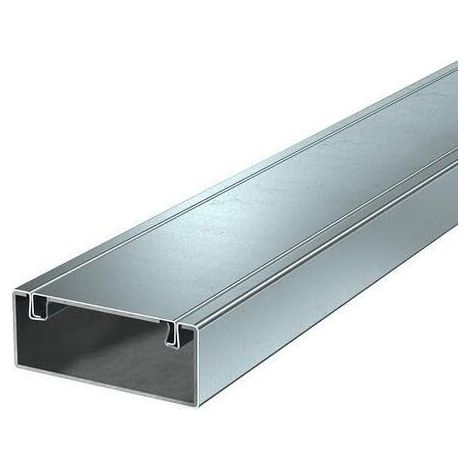 OBO Bettermann Goulotte d'installation métallique avec tissu de protection incendie 40x100x2000 acier galvanisé sendzimir, 7218004