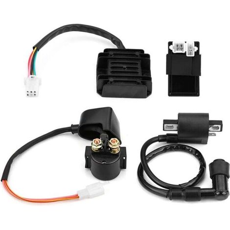 Bobine CDI unité redresseur régulateur solénode pour 150cc 250cc PIT Quad Dirt Bike ATV Buggy Autres pièce de rechange pour voiture (1/4)