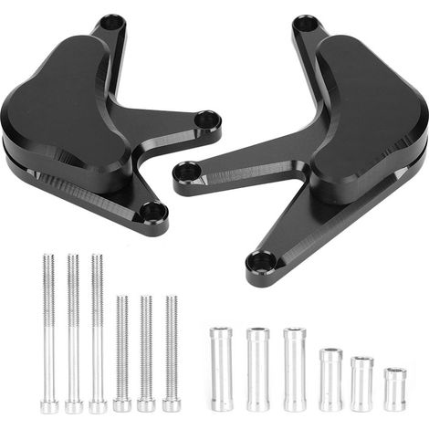 Kit de protecteurs anti-chute pour carter moteur Honda CBR1000RR 2008-2012 (Noir) (1/5)