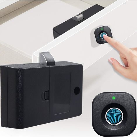 Serrure biométrique intelligente à empreinte digitale pour armoire, modèle 2025, idéale pour les tiroirs de rangement dissimulés sans clé, avec sécurité enfant.