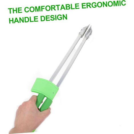 Coletor De Lixo Com Garra Ergonômica - Ferramenta Pratica Para Limpeza Externa (1/4)