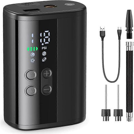 Robuste elektrische Luftpumpe für Bett, Schlauchboot, Fußball, Camping und Reifen