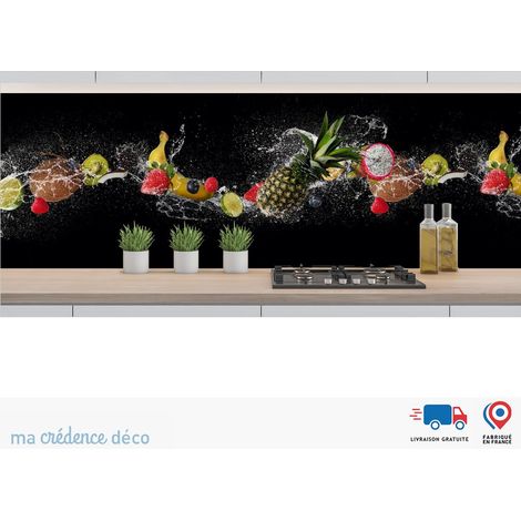 Crédence : Bain de fruits - Alu composite - 120 - 60 (1/3)