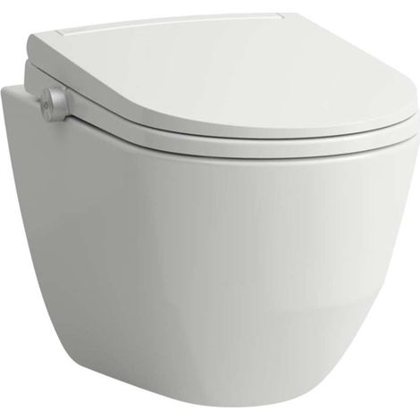 Laufen Cleanet Pro Lite - Elektronisches Bidet mit Keramik, wandhängend, Rimless, SoftClose, weiß H614890000S002