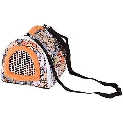 Sac de transport pour petits animaux - 18x18x15 cm - Poids 0,5 kg - Grande capacité - Sangle amovible (1/5)