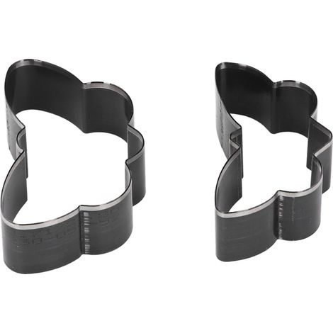 2 pièces emporte-pièce papillon en acier allié pour découpe cuir EVA tissu papier caoutchouc silicone (1/5)