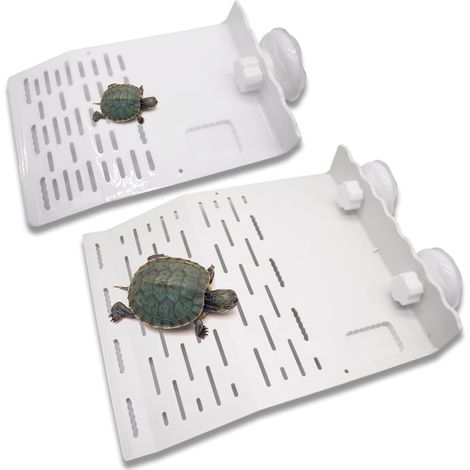 Plateforme d'Escalade avec Dock de Repos Flottant Tortue et Bain Soleil Flottant avec Ventouse