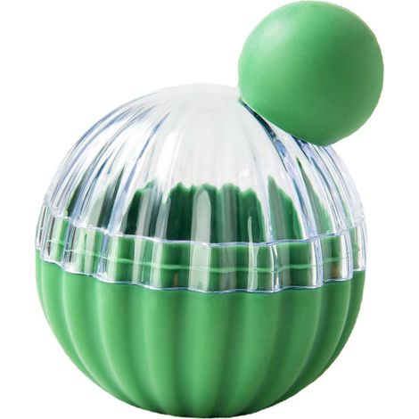 Stampo per sfere di ghiaccio a forma di cactus, realizzato in silicone alimentare, ideale per caffè, whisky e bevande verdi. (1/5)