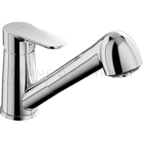 Miscelatore Monocomando per cucina con doccetta estraibile Tiemme K28