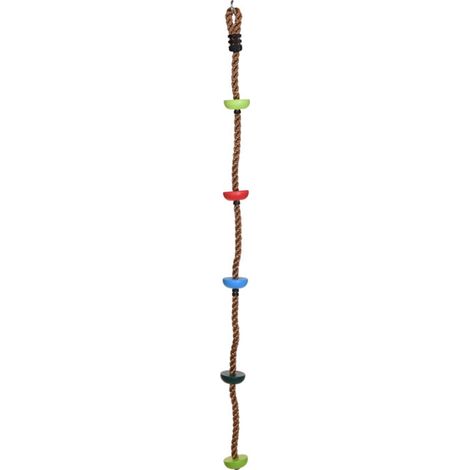 Corda da arrampicata 5 step per bambini lunghezza 2 metri colori assortiti da esterno giardini e spazi aperti (1/4)