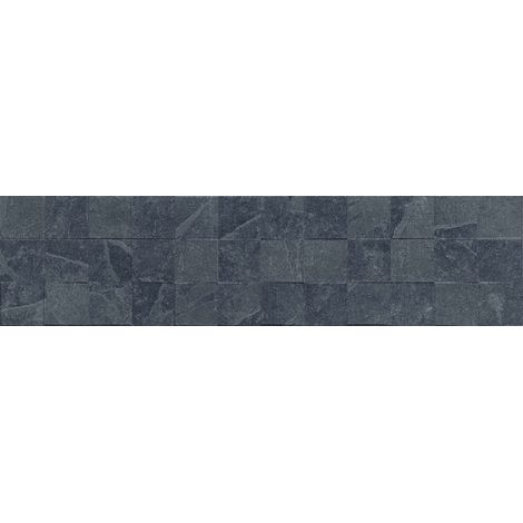 Mexen Icon Lyon Nero glasiertes Feinsteinzeug rekt. G1, Wandfliese 120 x 30 cm, matt - TL712-120-030-52 (1/5)