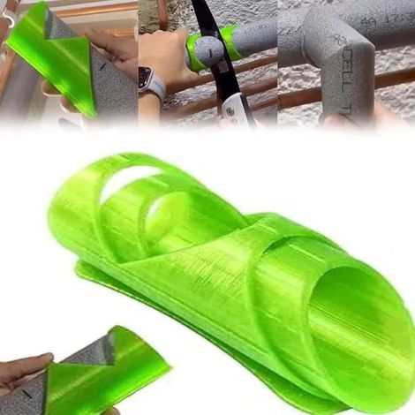 3PC Outil De Coupe De Mousse D'isolation Pour Tuyau, Coupe De Tuyau En Mousse, Guide De Coupe De Tuyaux, Outil De Clip Tuyau Calorifuge, Tranche de Coupe de Tuyau en Mousse (1/5)