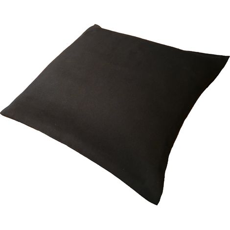 Housse pour coussin 44x44 cm Noir (1/3)