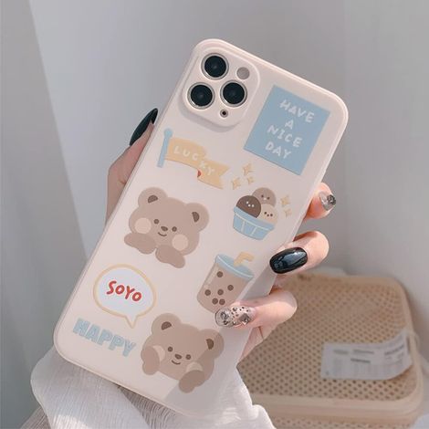 Diese Schutzhülle besteht aus strapazierfähigem, weichem TPU-Material, ist präzise zugeschnitten für eine einfache Handhabung und ist mit iPhones kompatibel. (1/2)